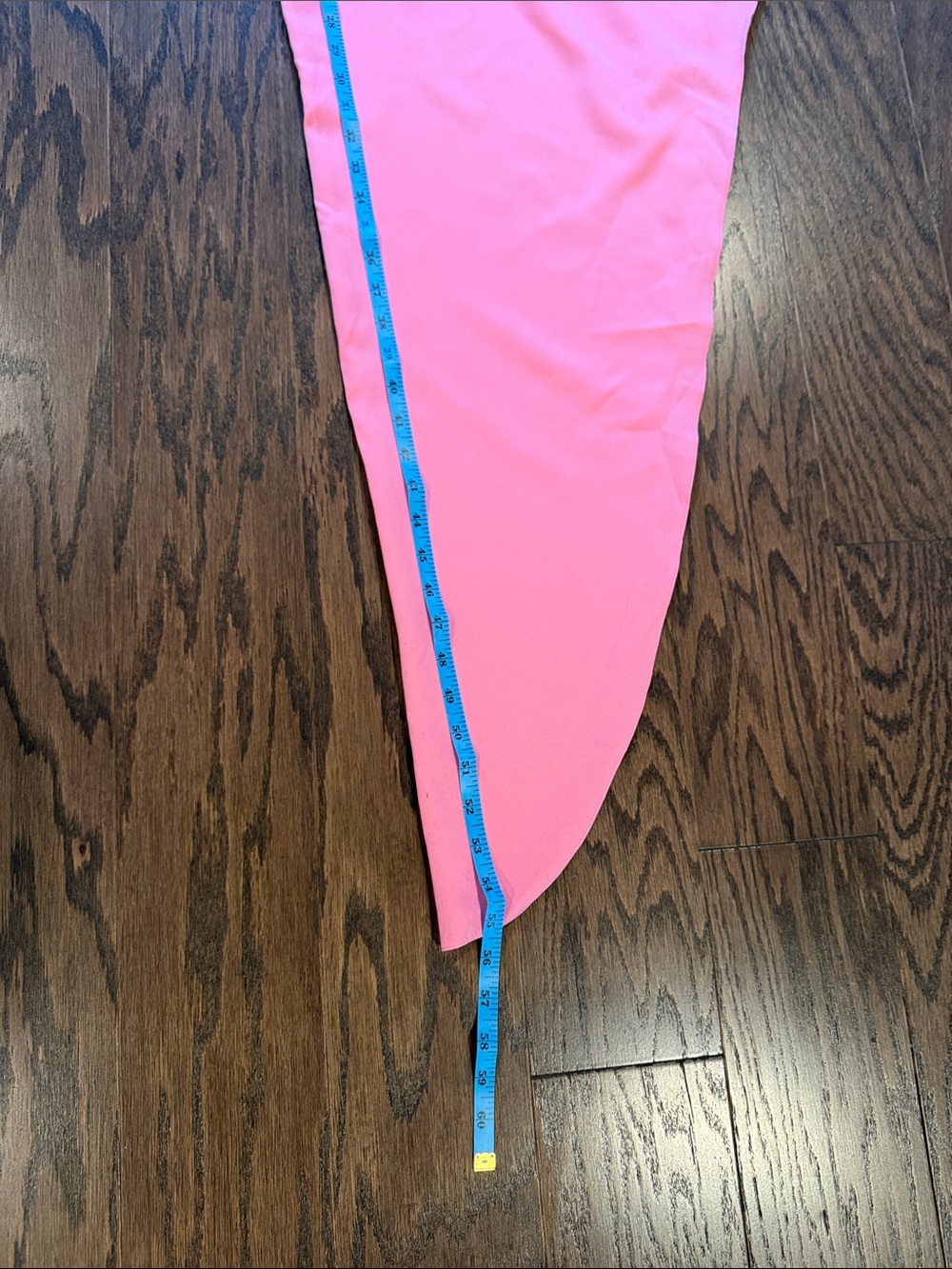 One-Shoulder Pink Ruffle Dress - Picture 5 of 8